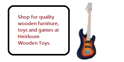 buy a quality guitar for a child at HeirloomWoodenToys